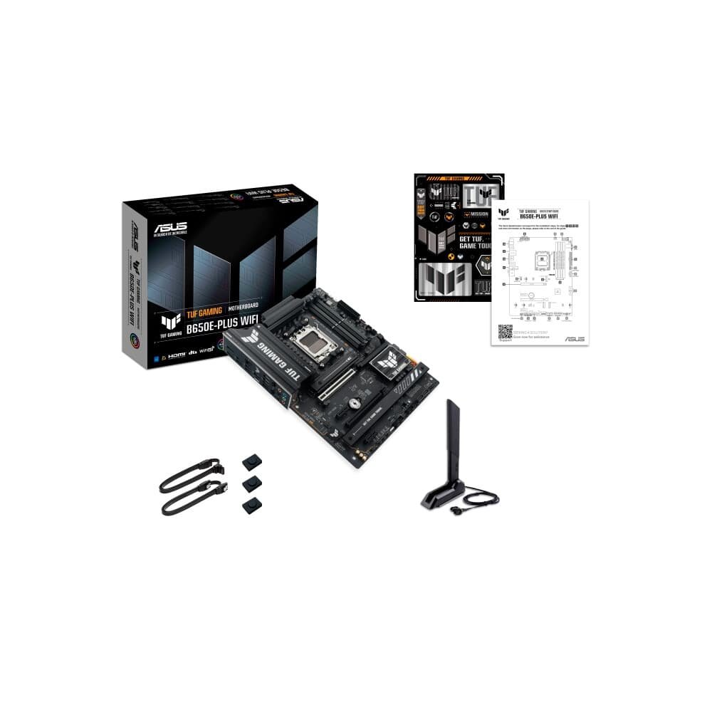 Imagem 10 de 10 do produto Placa Mãe ASUS TUF B650E-Plus, AMD AM5 , ATX, DDR5, Wi-fi 6, Bluetooth, Preto - 90MB1M20