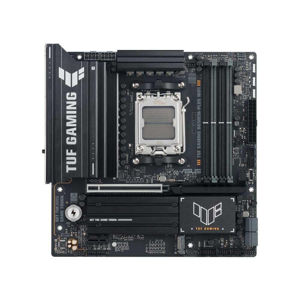 Placa Mãe ASUS TUF B650EM-Plus, AMD AM5 ,m-ATX, DDR5, Wifi 6E, Bluetooth, Preto - 90MB1LU0 4