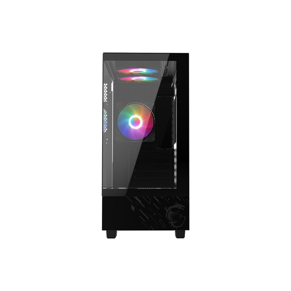 Gabinete Gamer MSI PAG Pano M110A, Mini Tower, Lateral em Vidro, 3x FANs ARGB, M-ATX,Mini ITX, Preto - PANOM100A - view 6