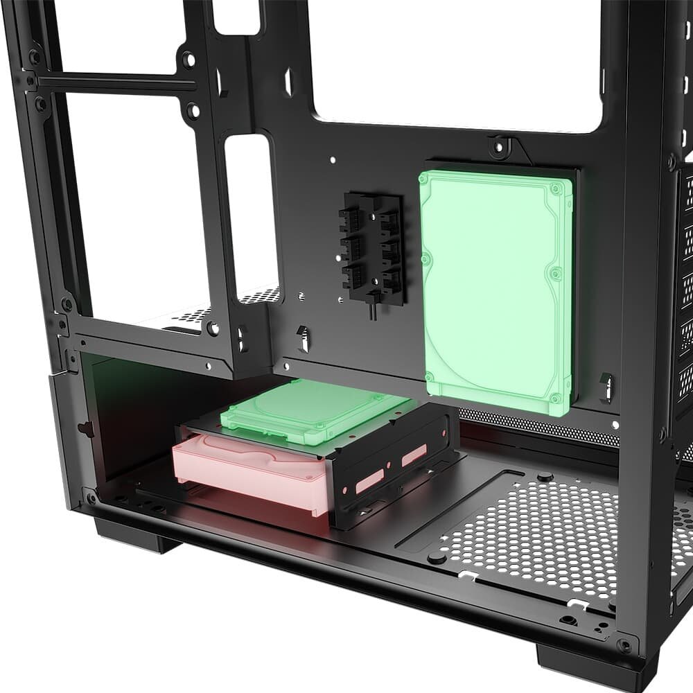 Gabinete Gamer MSI PAG Pano M110A, Mini Tower, Lateral em Vidro, 3x FANs ARGB, M-ATX,Mini ITX, Preto - PANOM100A - view 10