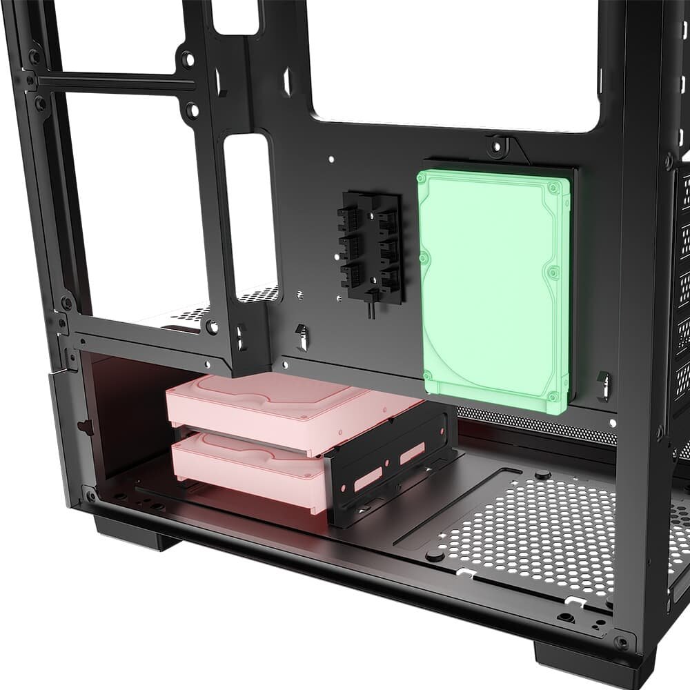 Gabinete Gamer MSI PAG Pano M110A, Mini Tower, Lateral em Vidro, 3x FANs ARGB, M-ATX,Mini ITX, Preto - PANOM100A - view 11