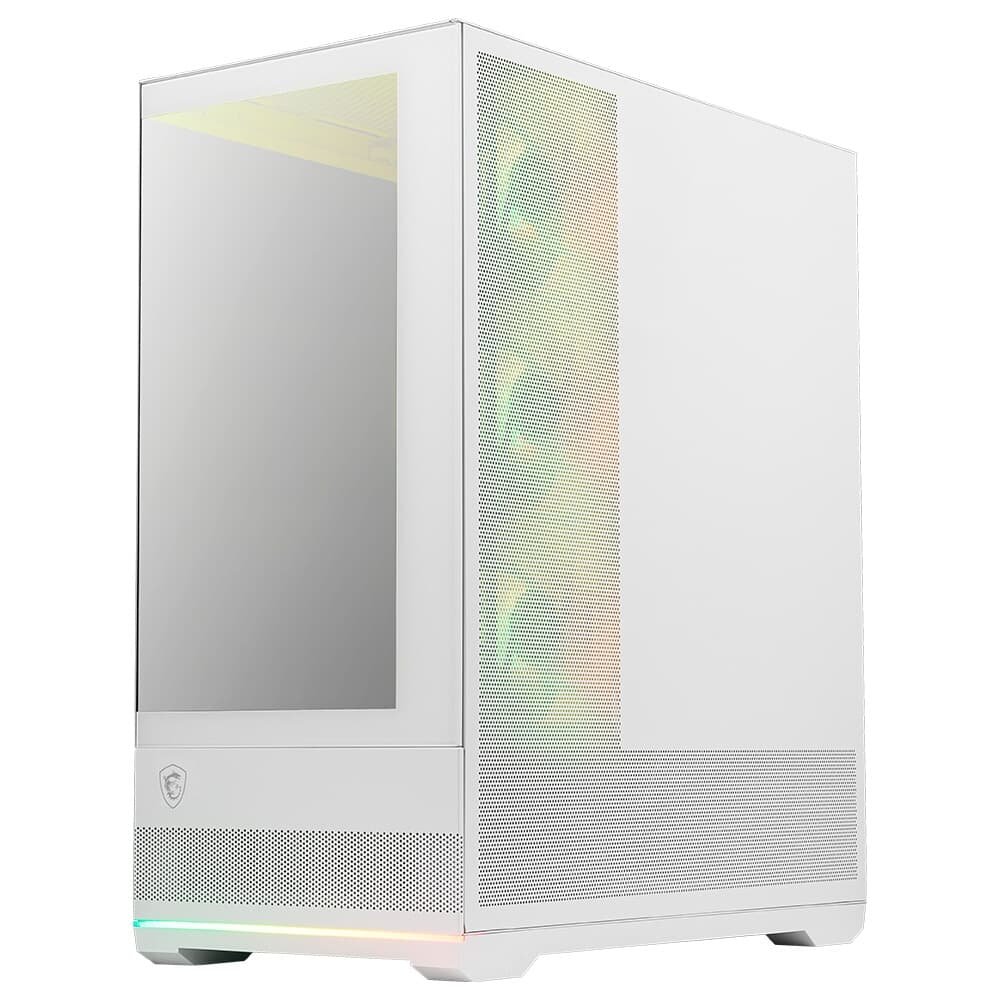 Gabinete Gamer ( Balão.info) Pano 110R PZ White, Mid Tower, Lateral em Vidro, 4x FANs ARGB, M-ATX, Branco - ( Balão.info - view 3