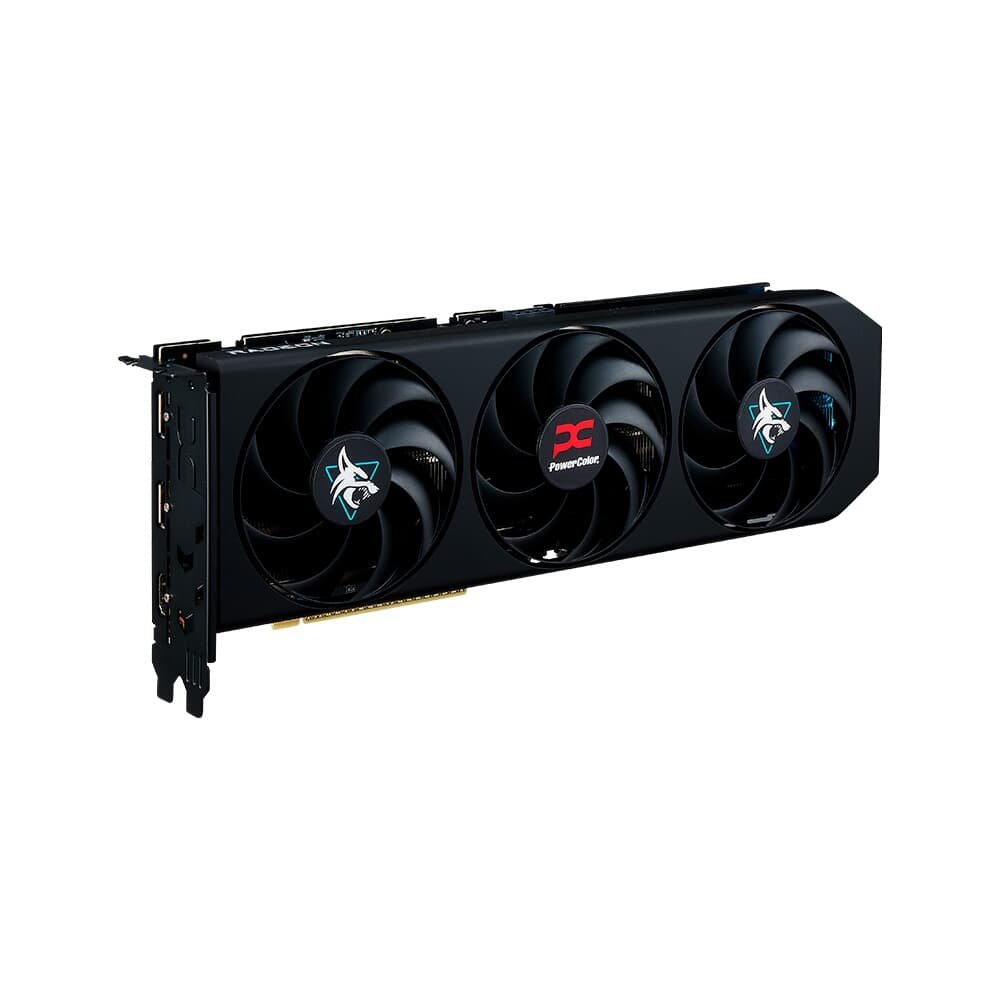 Placa de Vídeo PowerColor RX 9060 XT Hellhound AMD Radeon, 8GB, GDDR6, 128bits, Tripe Fan, OpenGL 4.6 - RX9060XT 8G-L/OC Placa de Vídeo PowerColor RX 9060 XT Hellhound AMD Radeon, 8GB, GDDR6, 128bits, Tripe Fan, OpenGL 4.6 - RX9060XT 8G-L/OC