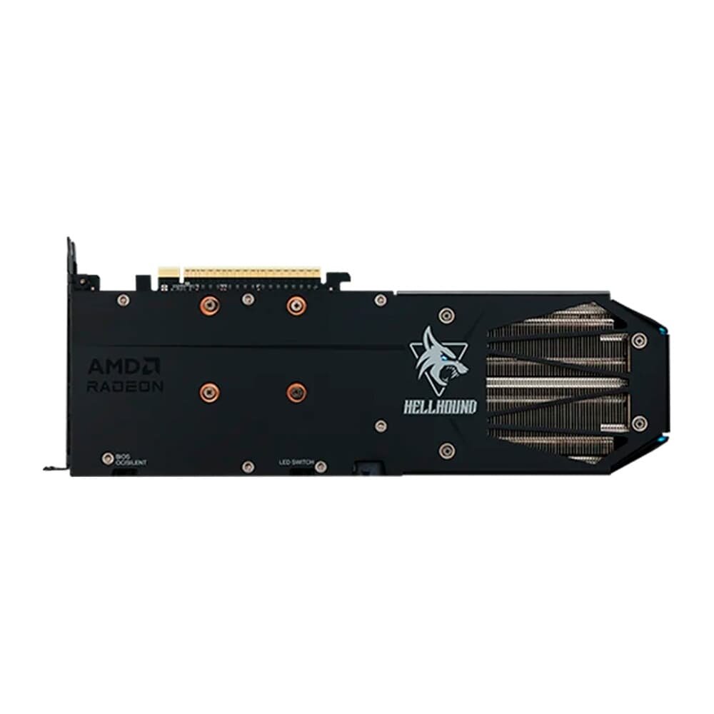 Placa de Vídeo PowerColor RX 9060 XT Hellhound AMD Radeon, 8GB, GDDR6, 128bits, Tripe Fan, OpenGL 4.6 - RX9060XT 8G-L/OC Placa de Vídeo PowerColor RX 9060 XT Hellhound AMD Radeon, 8GB, GDDR6, 128bits, Tripe Fan, OpenGL 4.6 - RX9060XT 8G-L/OC