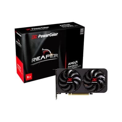  PowerColor RX 9060 XT Reaper AMD Radeon, 8GB, GDDR6, 128bits, OpenGL 4.6, RDNA 4 - RX9060XT 8G-A