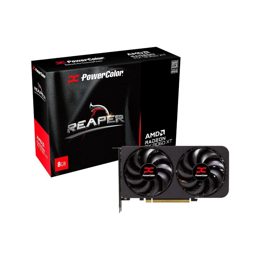 Placa de Vídeo PowerColor RX 9060 XT Reaper 8GB