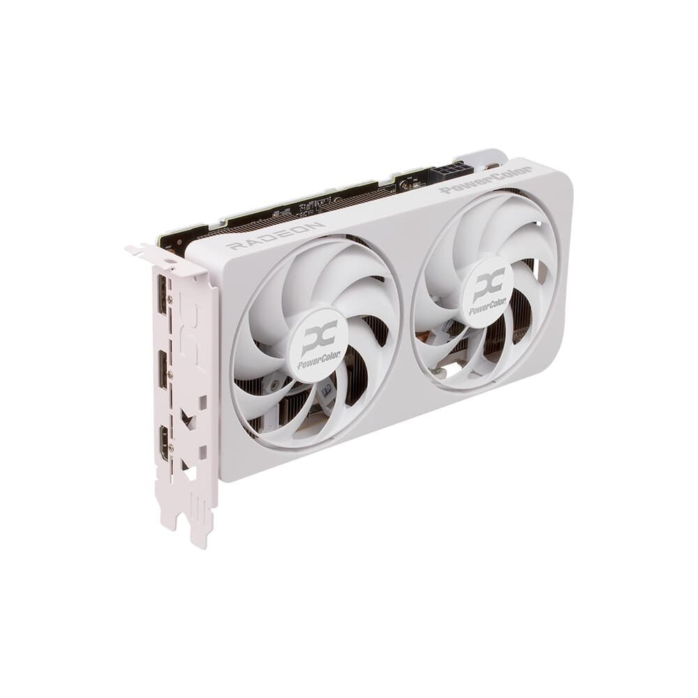 Placa de Vídeo PowerColor RX 9060 XT Reaper White AMD Radeon, 16GB, GDDR6, 128bits, OpenGL 4.6, RDNA 4 - RX9060XT 16G-A/WHITE - view 2