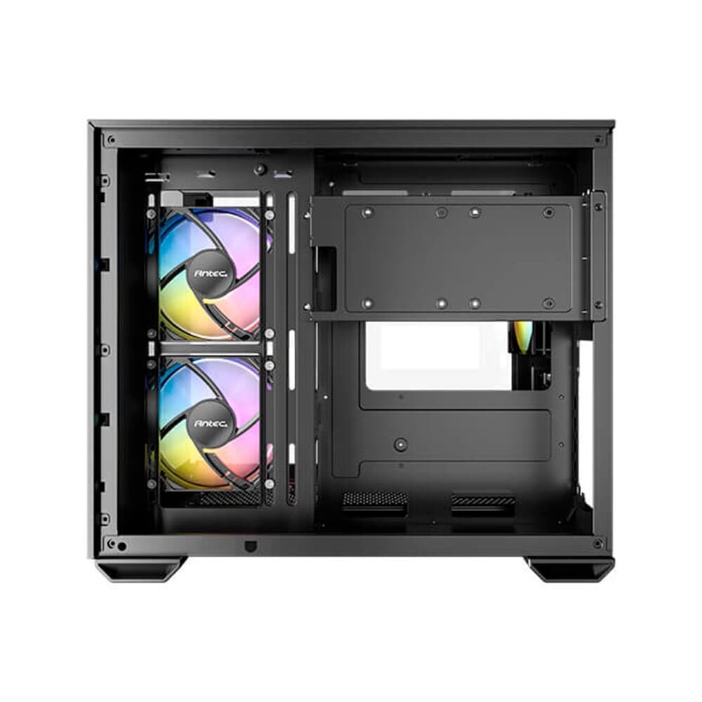 Imagem 8 de 10 do produto Gabinete Gamer Antec Cx600m, ARGB, Mid Tower, Lateral De Vidro, Preto - 0-761345-10118-9