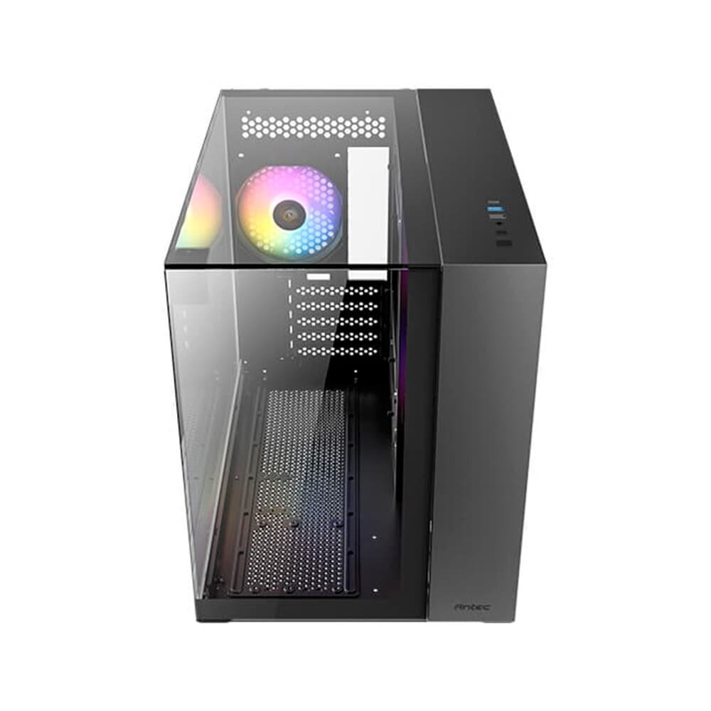 Imagem 4 de 10 do produto Gabinete Gamer Antec Cx600m, ARGB, Mid Tower, Lateral De Vidro, Preto - 0-761345-10118-9