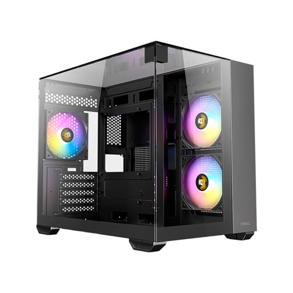 Imagem 2 de 10 do produto Gabinete Gamer Antec Cx600m, ARGB, Mid Tower, Lateral De Vidro, Preto - 0-761345-10118-9