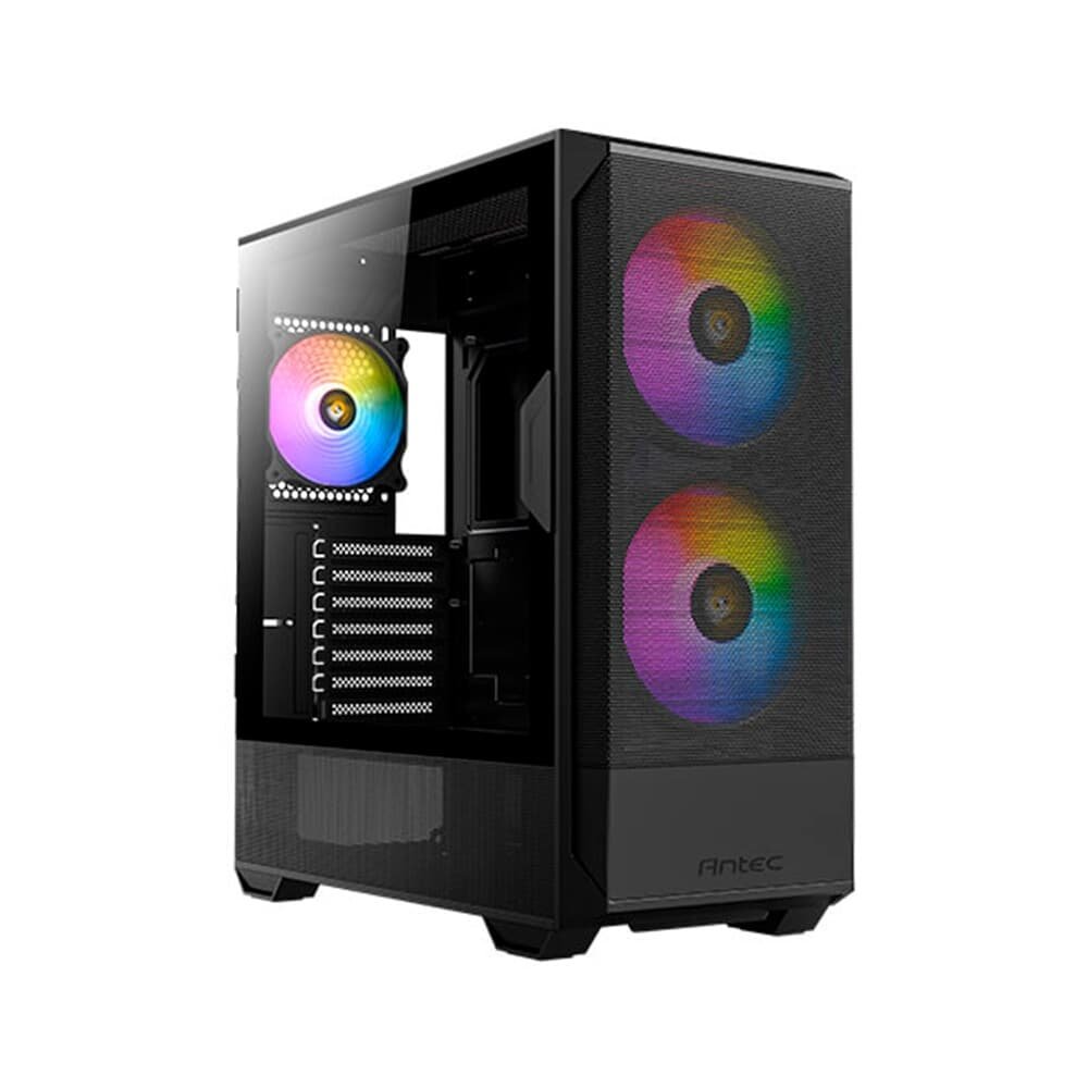 Gabinete Gamer Antec Nx416l, ARGB, Mid Tower, Lateral De Vidro, Preto - 0-( Balão.info)-1 - view 2