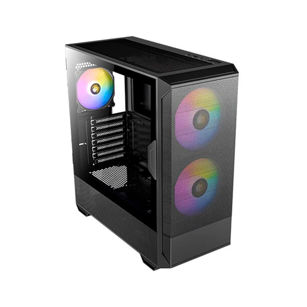 Gabinete Gamer Antec Nx416l, ARGB, Mid Tower, Lateral De Vidro, Preto - 0-( Balão.info)-1 - view 4
