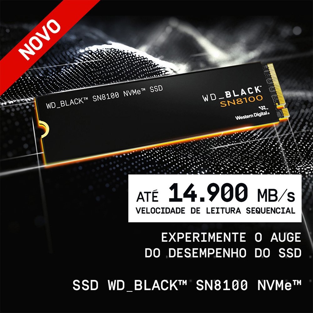 SSD SanDisk SN850X 1TB NVMe | KaBuM!
