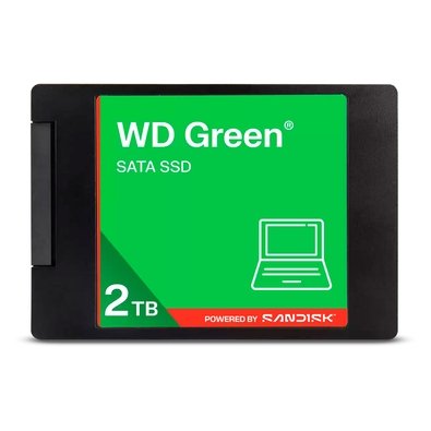 SSD SanDisk WD Green SATA, 2TB, 2.5"", Leitura: 545MB/s, Gravação: 460MB/s - WDS200T5G0A