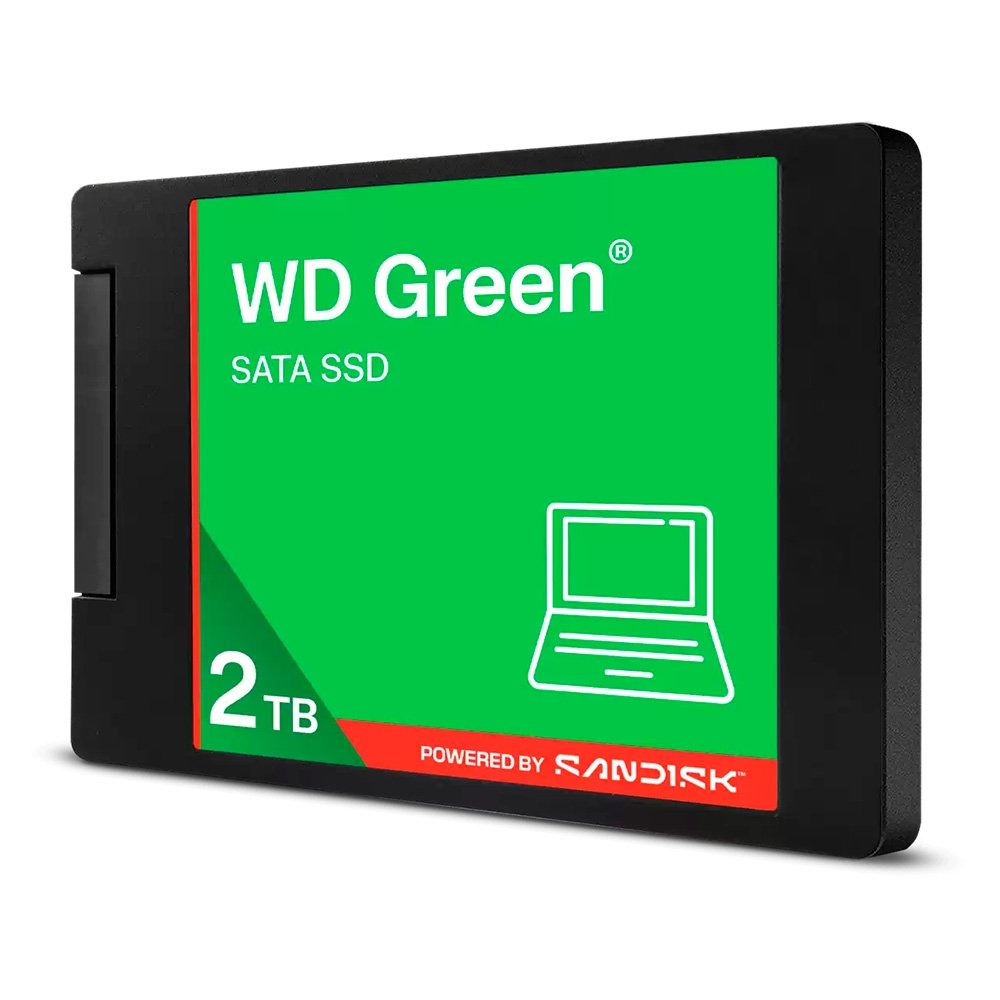 "SSD SanDisk WD Green SATA, 2TB, 2.5"""", Leitura: 545MB/s, Gravação: 460MB/s - WDS200T5G0A" - view 3