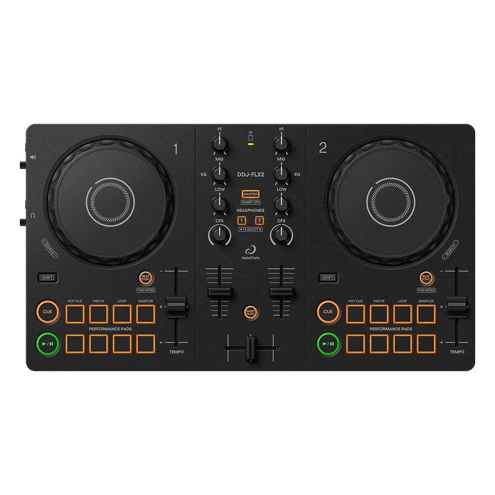Controlador DJ Pioneer DDJ-FLX2, 2 Canais | KaBuM!