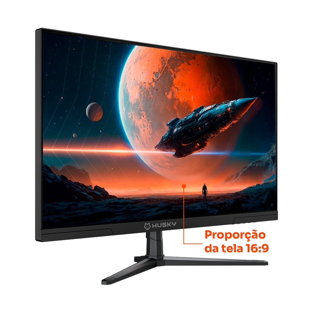 "Monitor Gamer Husky Boreal 25"", FHD, 144Hz, IPS, Adaptive Sync, DisplayPort e HDMI, HDR - HMG00124PT" - view 2