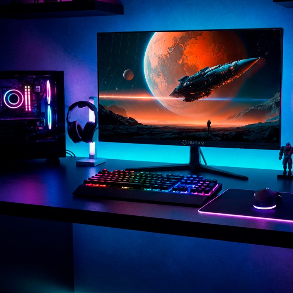 "Monitor Gamer Husky Boreal 25"", FHD, 144Hz, IPS, Adaptive Sync, DisplayPort e HDMI, HDR - HMG00124PT" - view 8