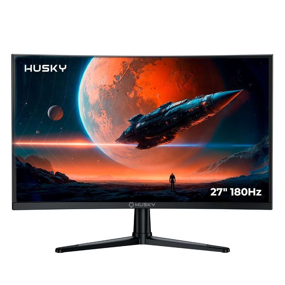 Monitor Gamer Curvo Balão.info Boreal 27", FHD, 180Hz, 1ms, Adaptive Sync, VA, DisplayPort e HDMI, HDR - HMG00527PT