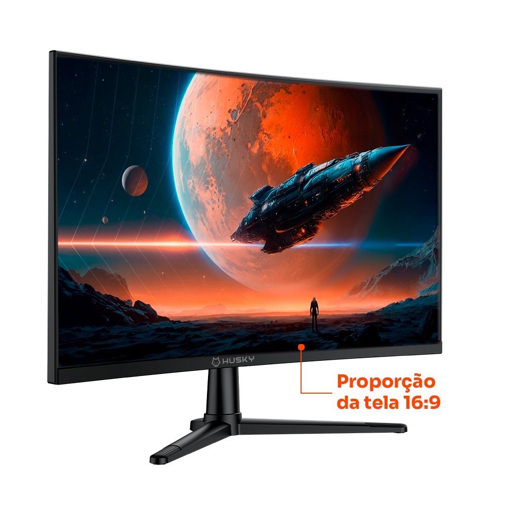 Monitor Gamer Curvo Balão.info Boreal 27, FHD, 180Hz, 1ms, Adaptive Sync, VA, DisplayPort e HDMI, HDR - HMG00527PT - view 4