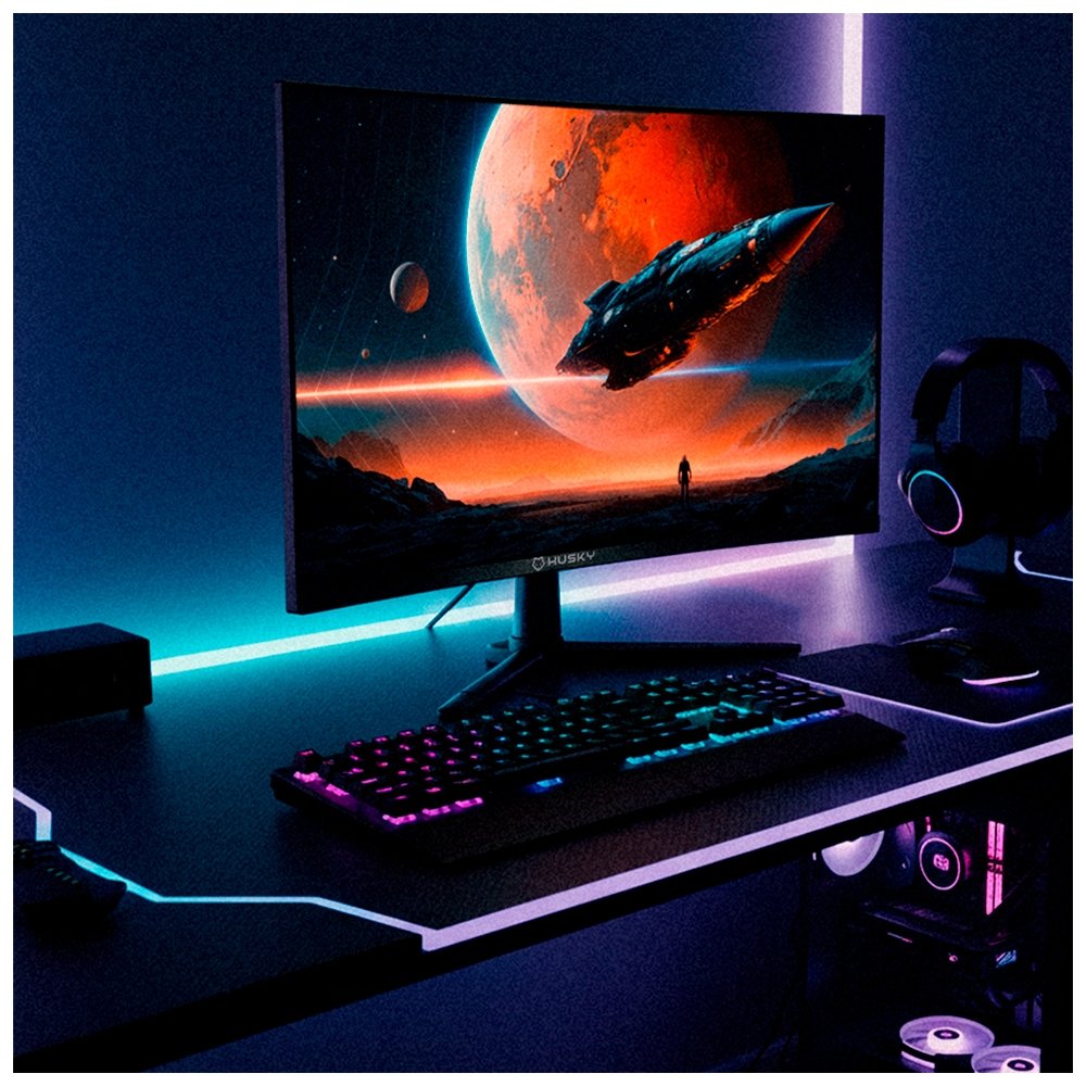 Monitor Gamer Curvo Balão.info Boreal 27, FHD, 260Hz, 1ms, Adaptive Sync, VA, DisplayPort e HDMI, HDR - HMG00627PT - view 2