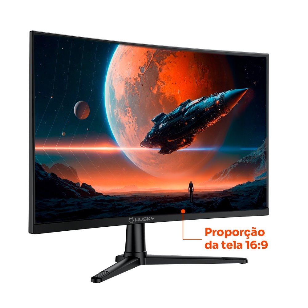 Monitor Gamer Curvo Balão.info Boreal 27, FHD, 260Hz, 1ms, Adaptive Sync, VA, DisplayPort e HDMI, HDR - HMG00627PT - view 4