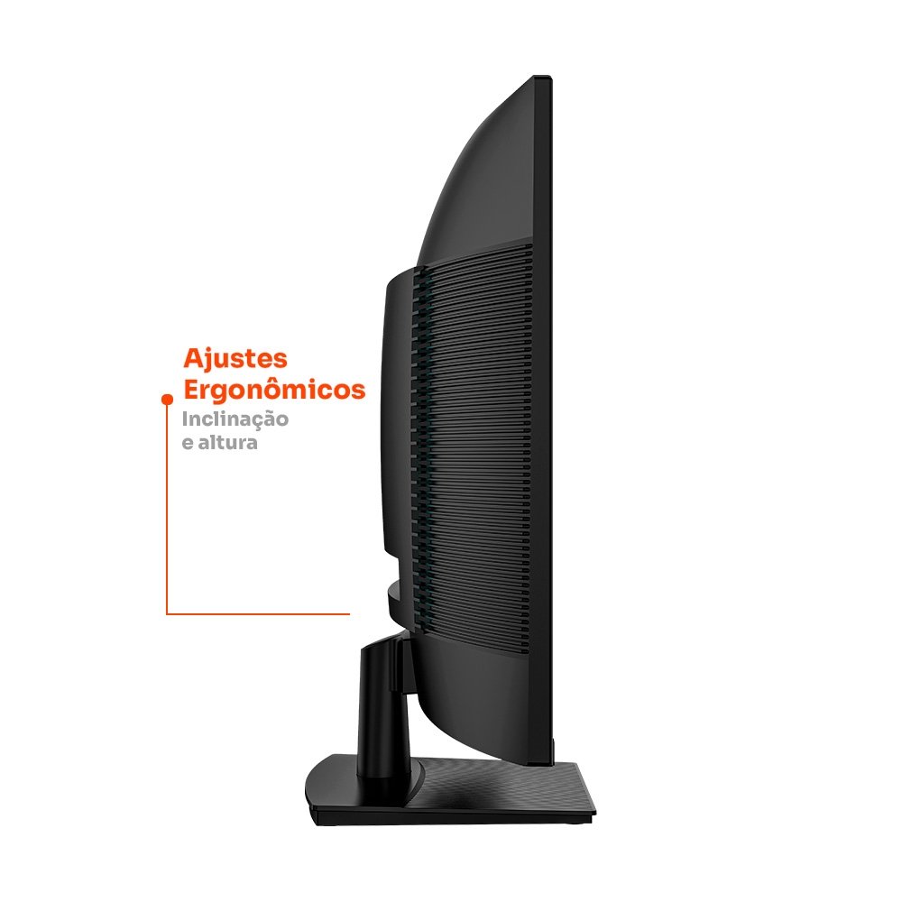 "Monitor Gamer Curvo Husky Boreal 31.5"", FHD, 260Hz, 1ms, Adaptive Sync, VA, DisplayPort e HDMI, HDR - HMG00732PT" - view 3