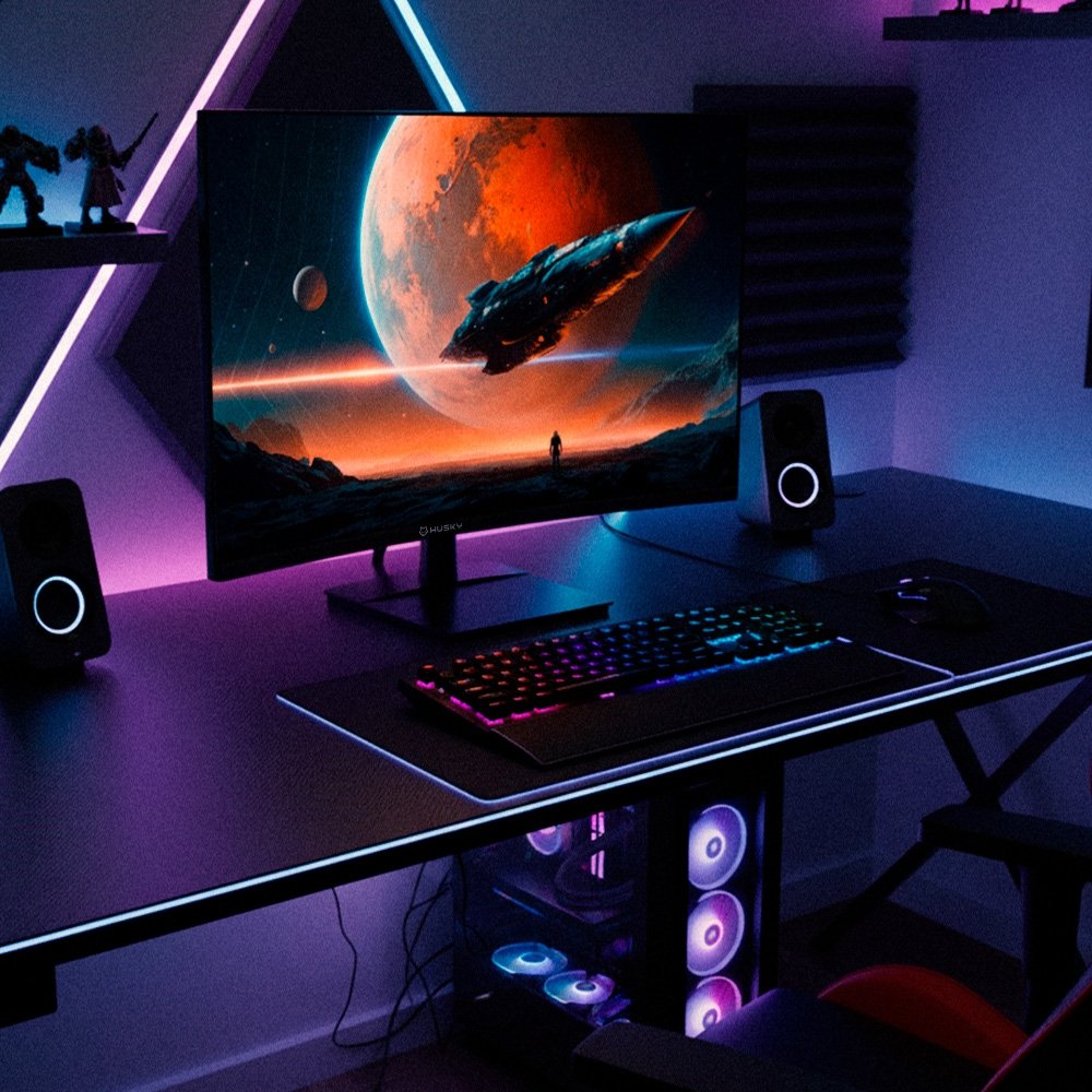 "Monitor Gamer Curvo Husky Boreal 31.5"", FHD, 260Hz, 1ms, Adaptive Sync, VA, DisplayPort e HDMI, HDR - HMG00732PT" - view 8