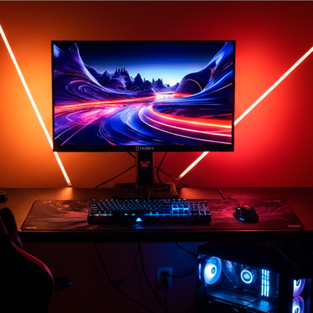 "Monitor Gamer Husky Boreal 27"", QHD, 200Hz, 1ms, IPS, Adaptive Sync, HDR400, Ajuste de Altura, DisplayPort e HDMI - HMG00827PT" - view 7