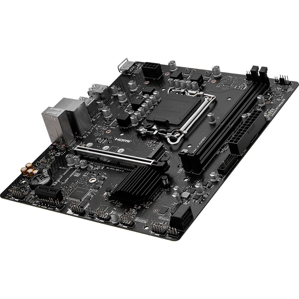 Imagem 4 de 7 do produto Placa Mãe MSI PRO H610M-S Intel Core, DDR4, mATX, Realtek ALC897 Codec - PROH610MSD4