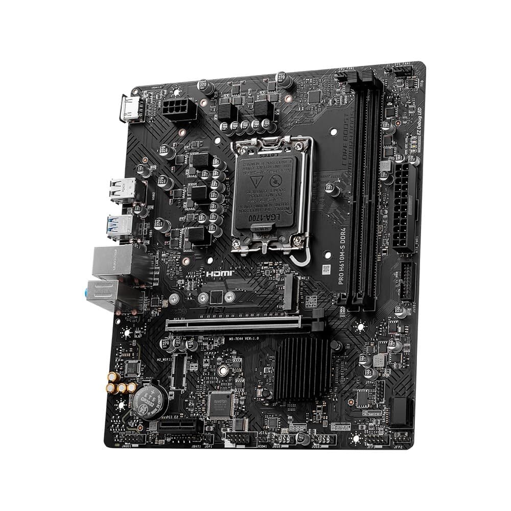 Imagem 3 de 7 do produto Placa Mãe MSI PRO H610M-S Intel Core, DDR4, mATX, Realtek ALC897 Codec - PROH610MSD4