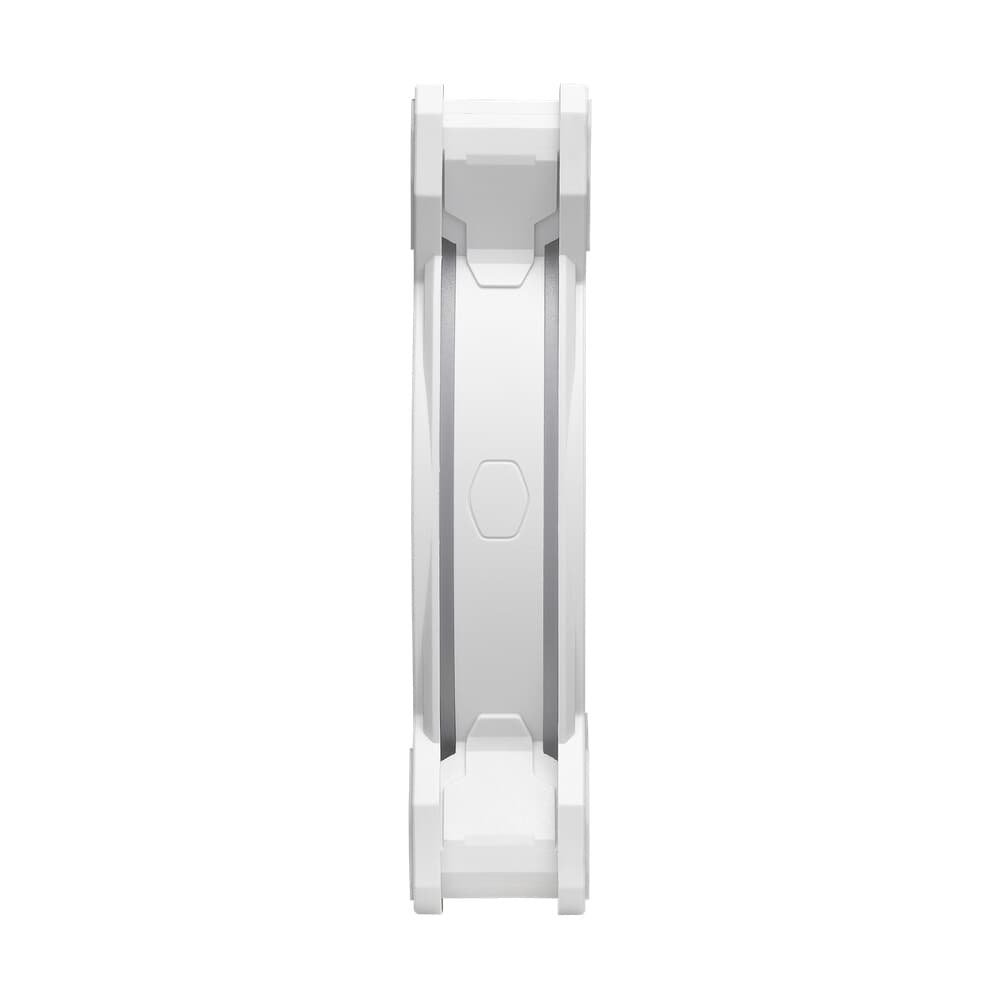Imagem 5 de 5 do produto Kit Ventoinhas para Gabinete Cooler Master MasterFan MF120 Halo2 3in1, 120mm, Iluminação RGB, Branco - MFL-B2DW-213P2-R2