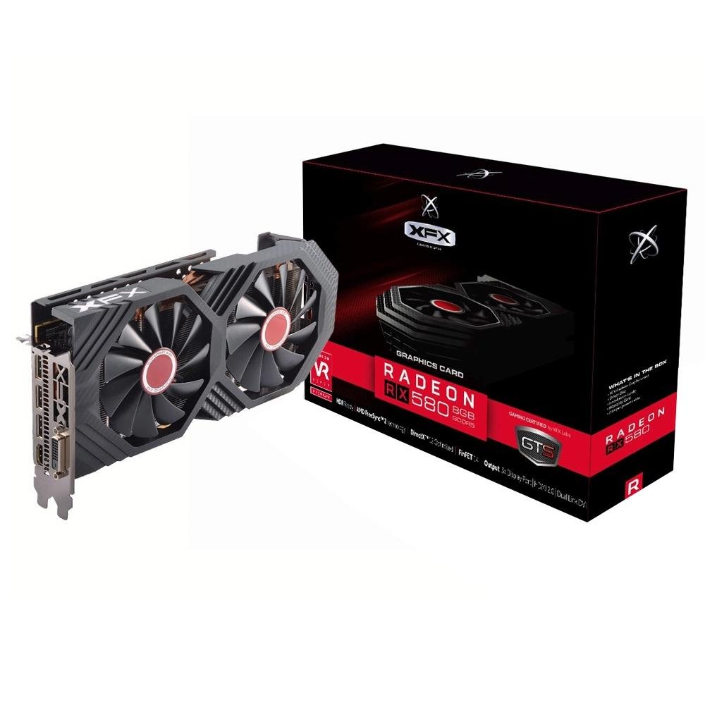 Placa de Vídeo XFX AMD Radeon RX 580 GTS XXX OC+ 8GB, GDDR5 - RX