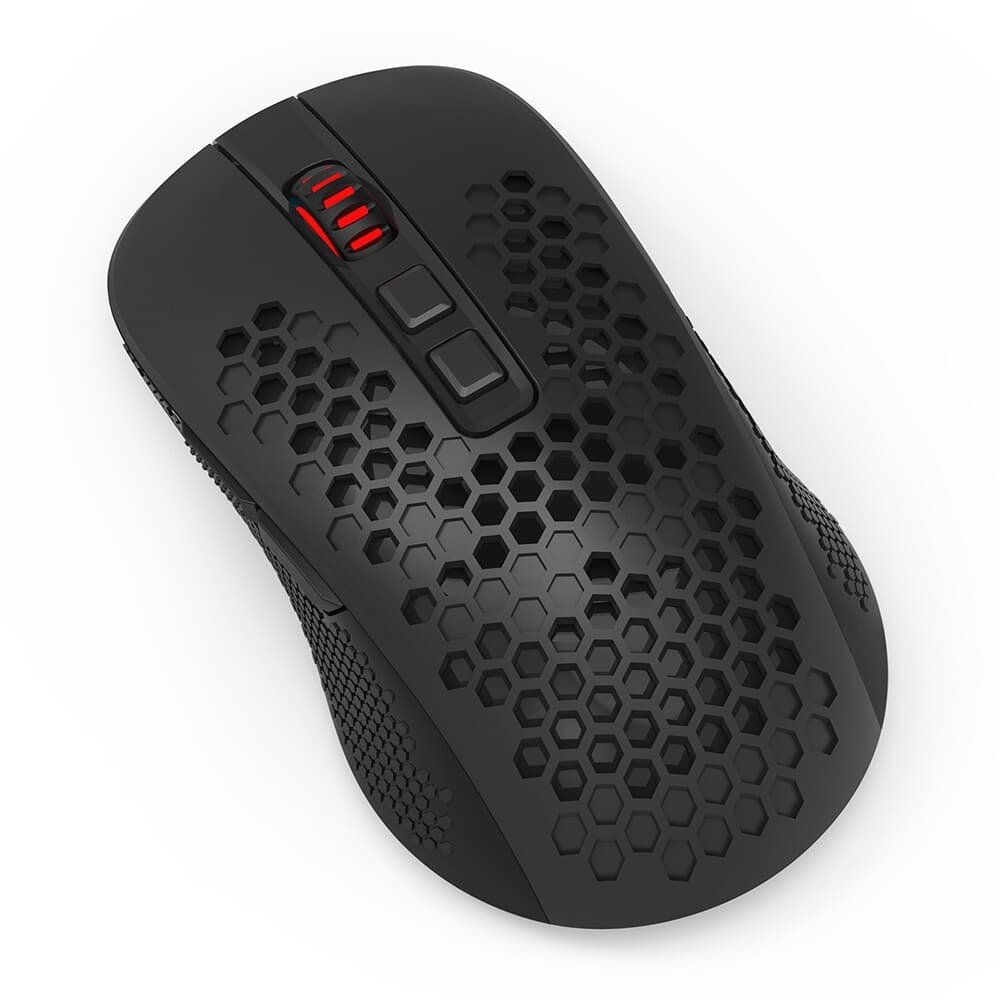 Imagem 4 de 9 do produto Mouse Sem Fio Gamer Redragon Hana M694 RGB, 7200 DPI, Ambidestro, 1000Hz, USB Tipo-C, Preto - M694-RGB