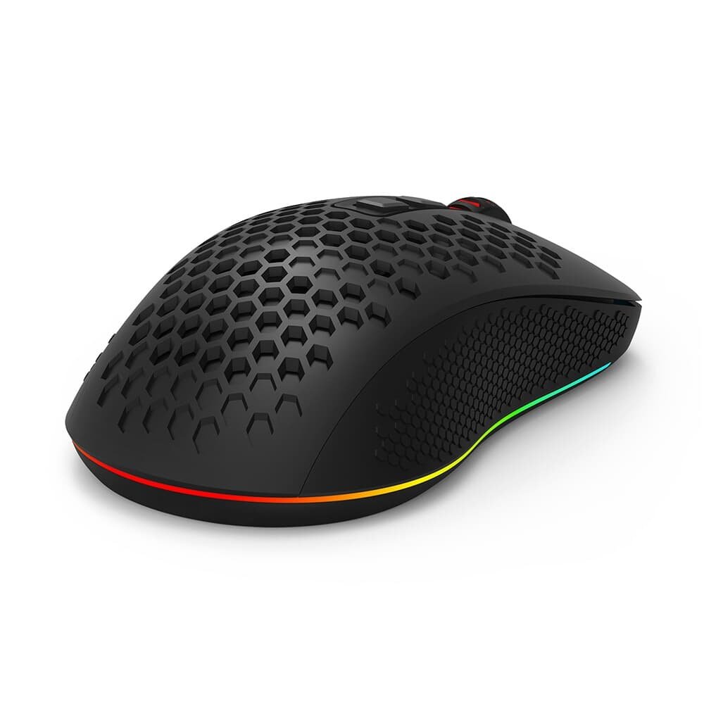 Imagem 6 de 9 do produto Mouse Sem Fio Gamer Redragon Hana M694 RGB, 7200 DPI, Ambidestro, 1000Hz, USB Tipo-C, Preto - M694-RGB