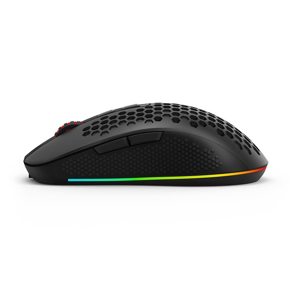 Imagem 7 de 9 do produto Mouse Sem Fio Gamer Redragon Hana M694 RGB, 7200 DPI, Ambidestro, 1000Hz, USB Tipo-C, Preto - M694-RGB