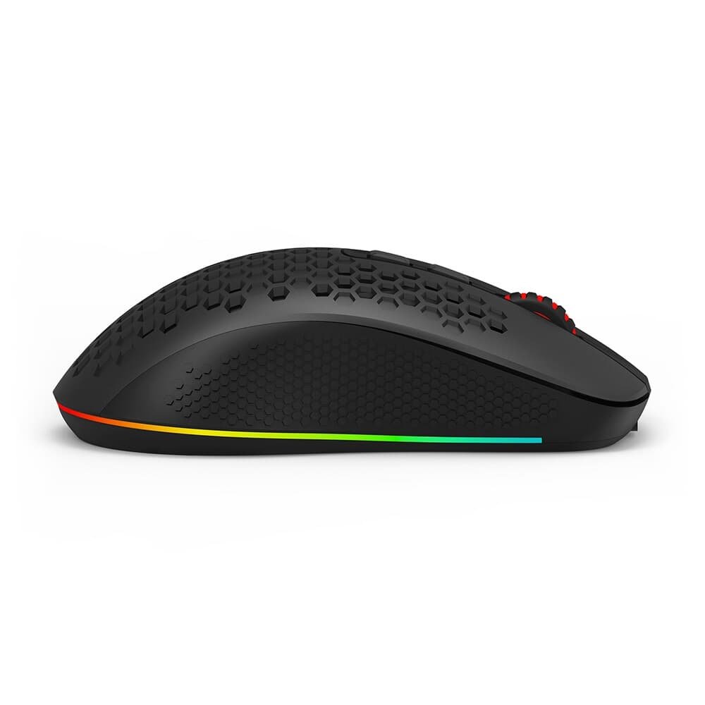 Imagem 8 de 9 do produto Mouse Sem Fio Gamer Redragon Hana M694 RGB, 7200 DPI, Ambidestro, 1000Hz, USB Tipo-C, Preto - M694-RGB