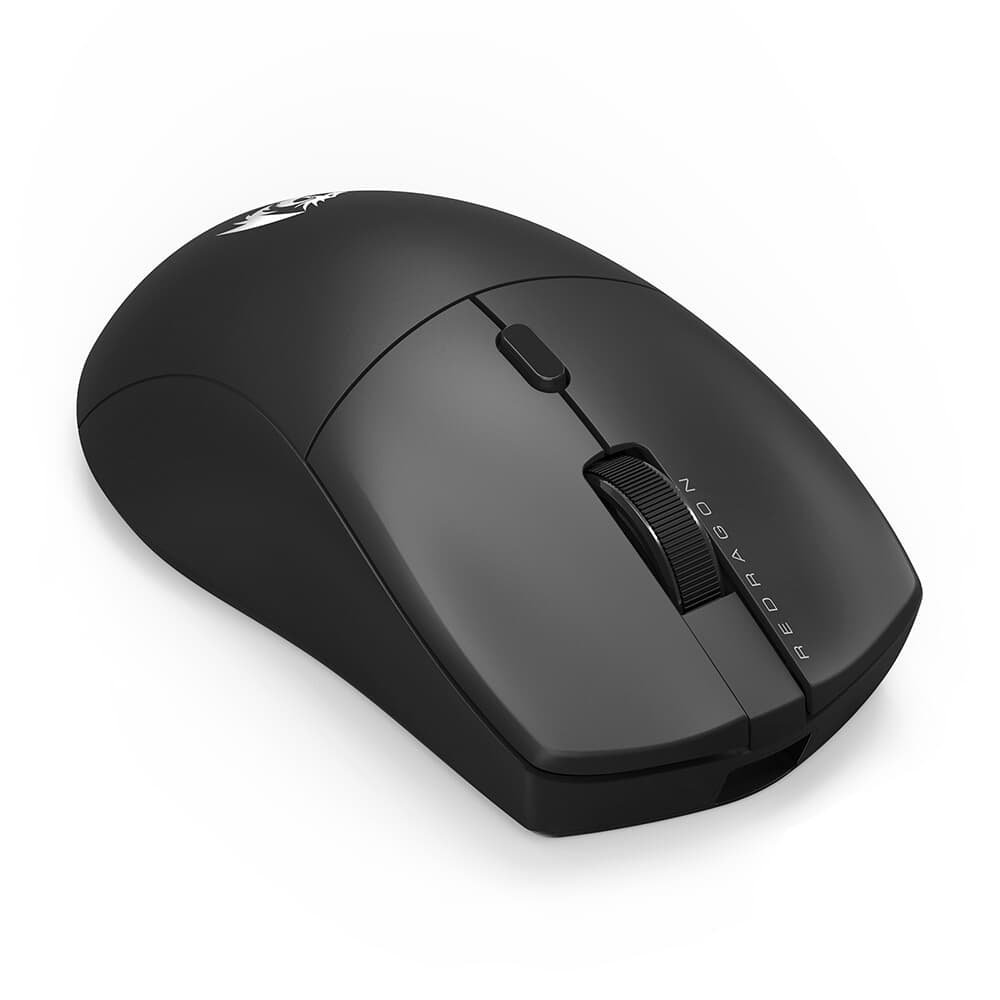 Imagem 3 de 9 do produto Mouse Gamer Sem Fio Redragon Neva Pro, 26000 DPI, Ambidestro, 1000Hz, USB Tipo-C, Bluetooth, USB 2.4 GHz, Preto - M815-PRO