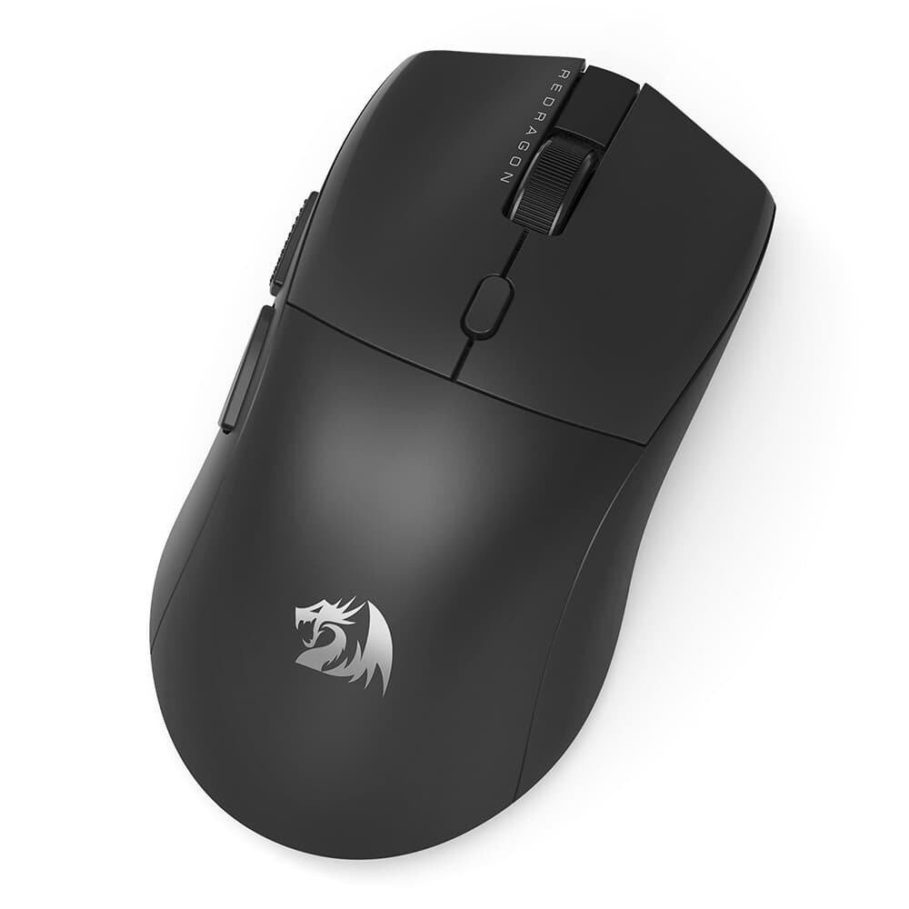 Imagem 5 de 9 do produto Mouse Gamer Sem Fio Redragon Neva Pro, 26000 DPI, Ambidestro, 1000Hz, USB Tipo-C, Bluetooth, USB 2.4 GHz, Preto - M815-PRO