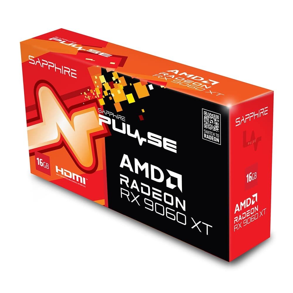 Placa de Vídeo PULSE Radeon RX 9060 XT | KaBuM!