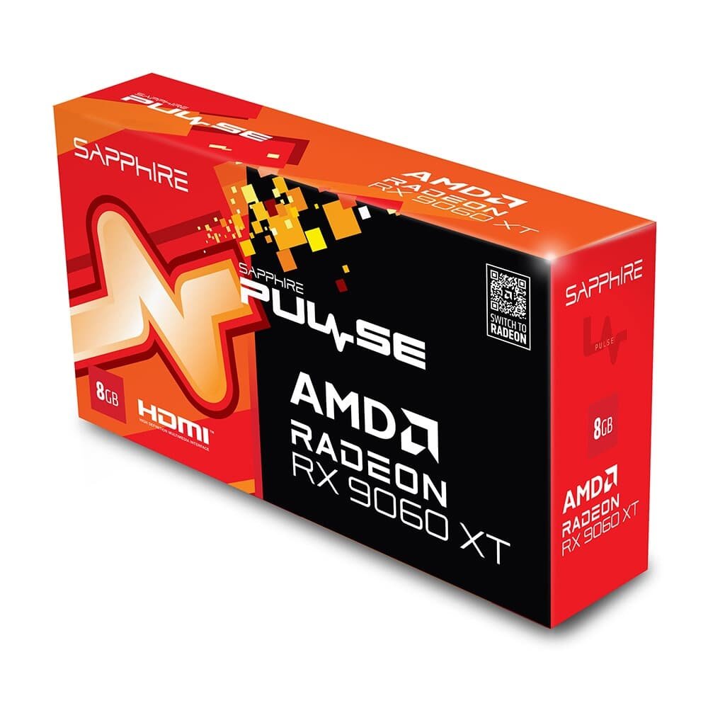 Placa de Vídeo PULSE Radeon RX 9060 XT | KaBuM!