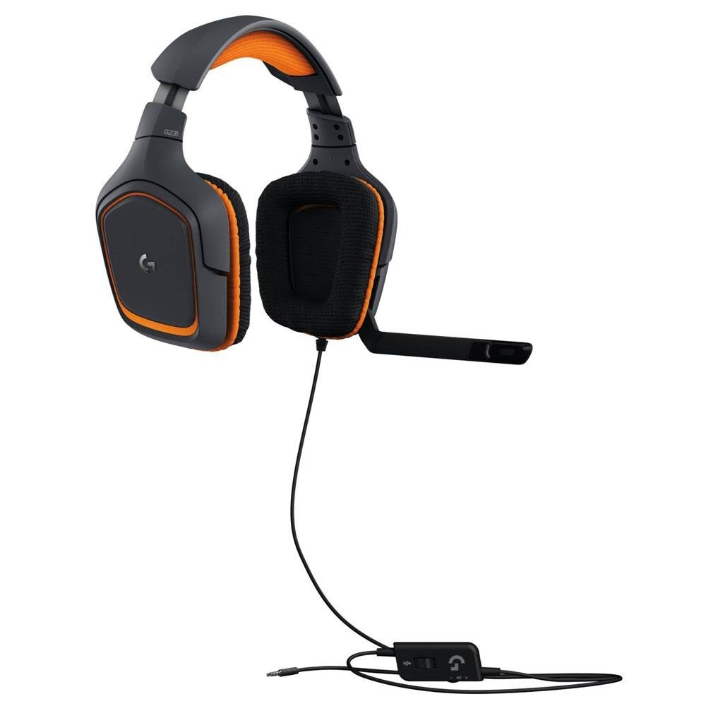 Imagem 5 de 8 do produto Headset Gamer Logitech G231 Prodigy - Compatível com Playstion 4, Xbox One, Nintendo Switch, PC e Mobile - 981-000626