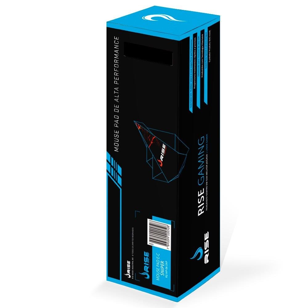 Mousepad Gamer ( Balão.info) Speed, Sniper, Estendido (900x300mm), Verde, Borda Costurada - RG-MP-06-SNP - view 3