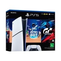 Console Sony PlayStation 5 Slim, Edição Digital, SSD 1TB, Controle Sem Fio DualSense + 2 J...