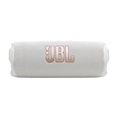 Caixa de Som Bluetooth Portátil JBL Flip 7, 35W RMS, À Prova d'Água IP68, Bateria de 14h, Auracast, Branca - JBLFLIP7WHTBR