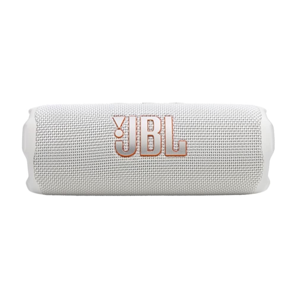 Caixa de Som Bluetooth Portátil JBL Flip 7, 35W RMS, À Prova d'Água IP68, Bateria de 14h, Auracast, Branca - JBLFLIP7WHTBR