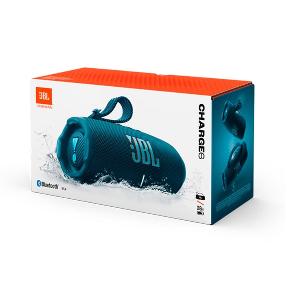 Caixa de Som Bluetooth JBL Charge 6, Powerbank Integrado, IP67 Resistente à Água, Azul - JBLCHARGE6BLU - view 5