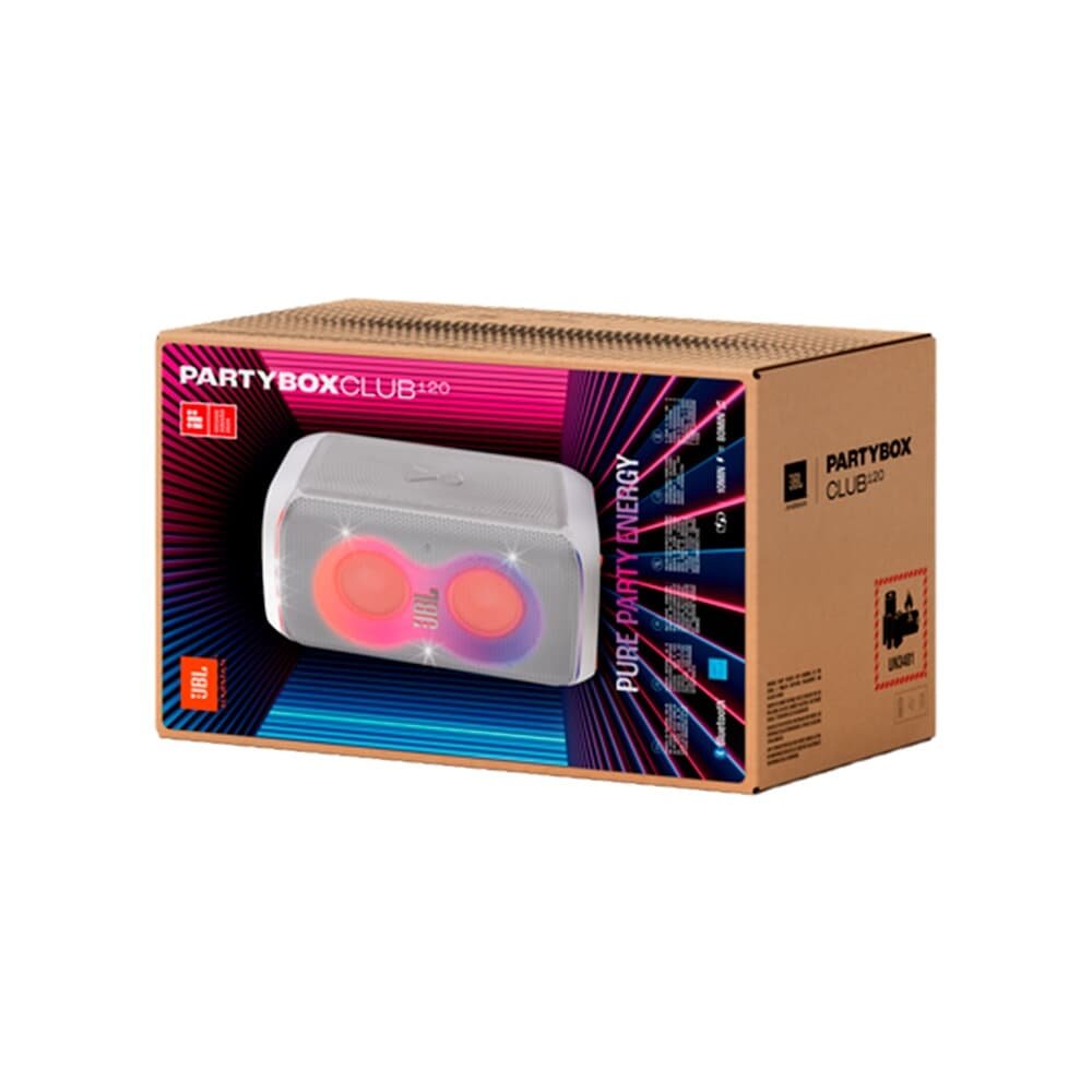 Caixa de Som Bluetooth PartyBox Club 120 JBL - Branca - 28913857 - view 12