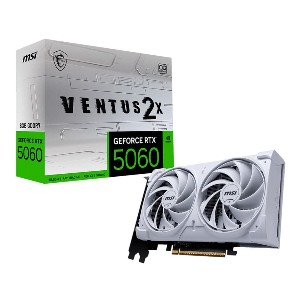 ラ*ー様 MSI RTX5060 8G VENTUS 2X OC WHITE Placa de Vídeo MSI RTX 5060 8G VENTUS | KaBuM!