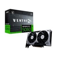 Kabum Placa de Vídeo MSI RTX 5060 8G VENTUS 2X OC Geforce NVIDIA, 8GB, GDDR7, 128 bits, 2535 MHz, DLSS 4, Ray Tracing - G5060-8V2C image